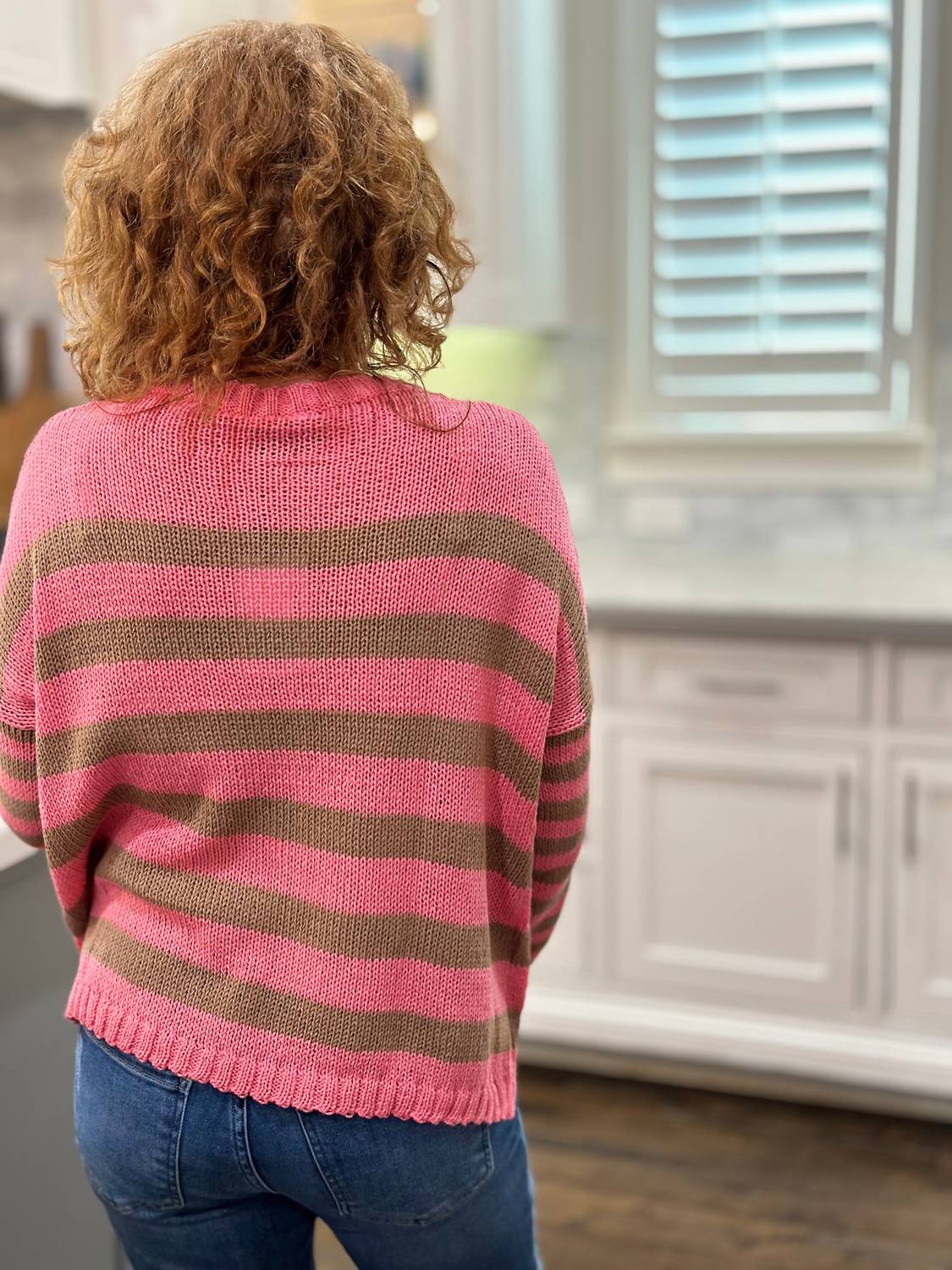Wooden Ships - Taylor Striped Crew Cotton Sweater
