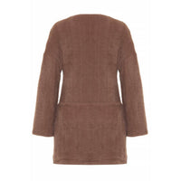 Theo The Label - Carme Plush Lace Sweatshirt Dress