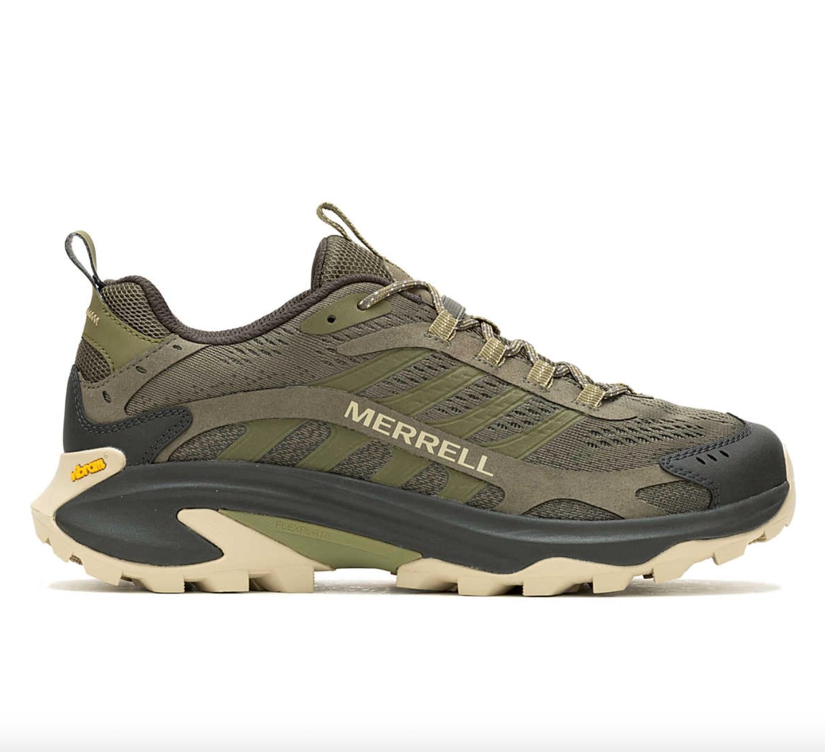MERRELL Men's Moab Speed 2 Running Shoes in olive - men's sneaker