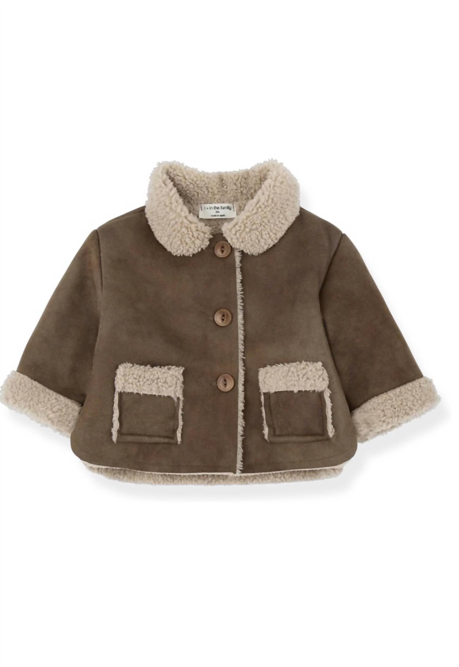 One More In The Family - Baby's Filippa Button Front Jacket