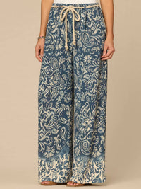 Democracy - Ab" Leisure Skyrise Rope Belt Wide Leg Pants