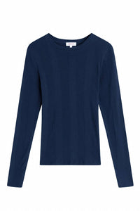 Goldie - Long Sleeve Varied Rib Tee