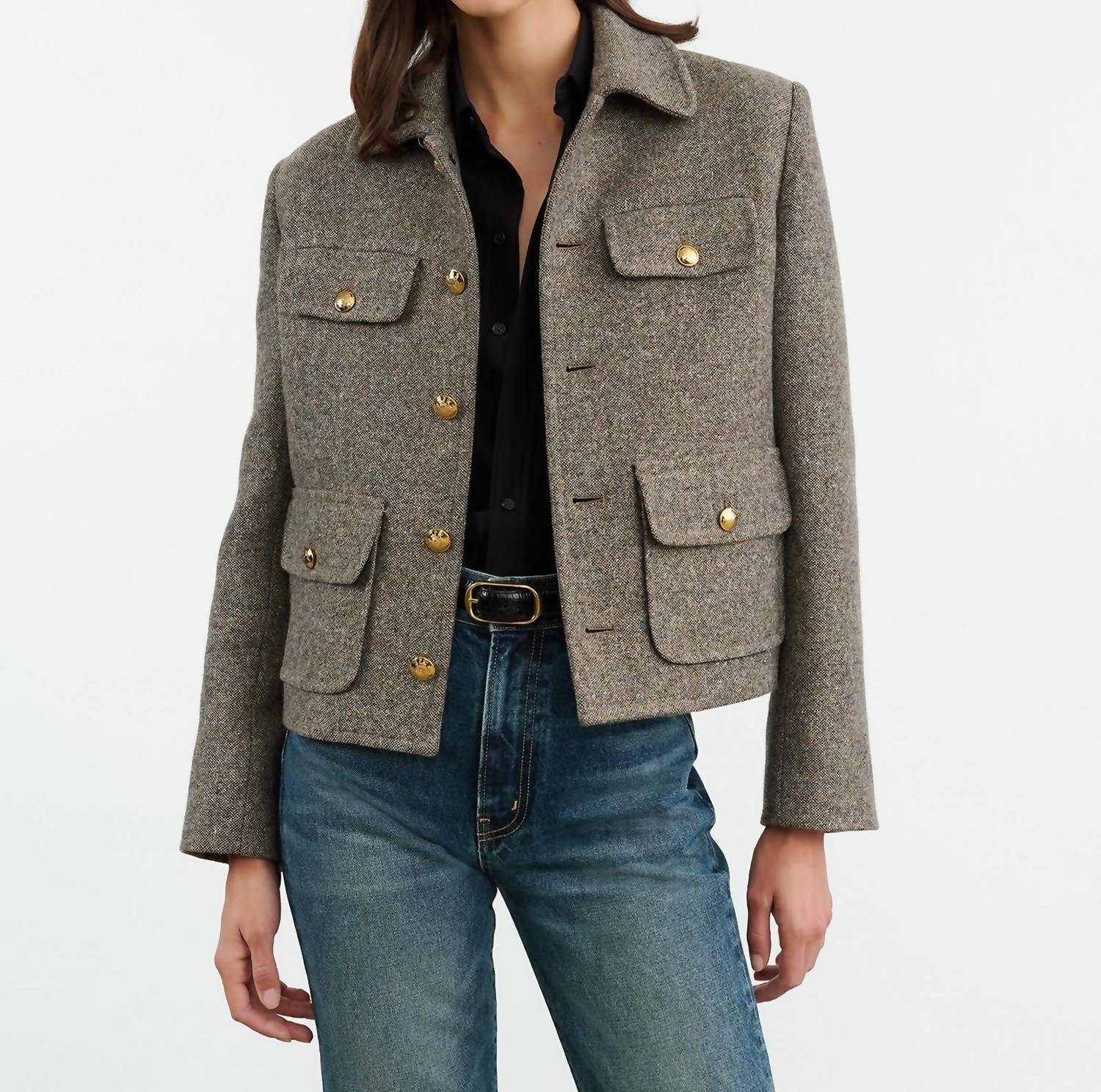 Nili Lotan - Paola Cropped Jacket