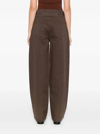 Rotate - Rhinestone Wide Leg Jeans