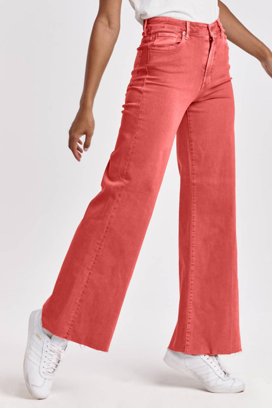 Dear John Denim - Fiona Mid Rise Wide Leg Jean