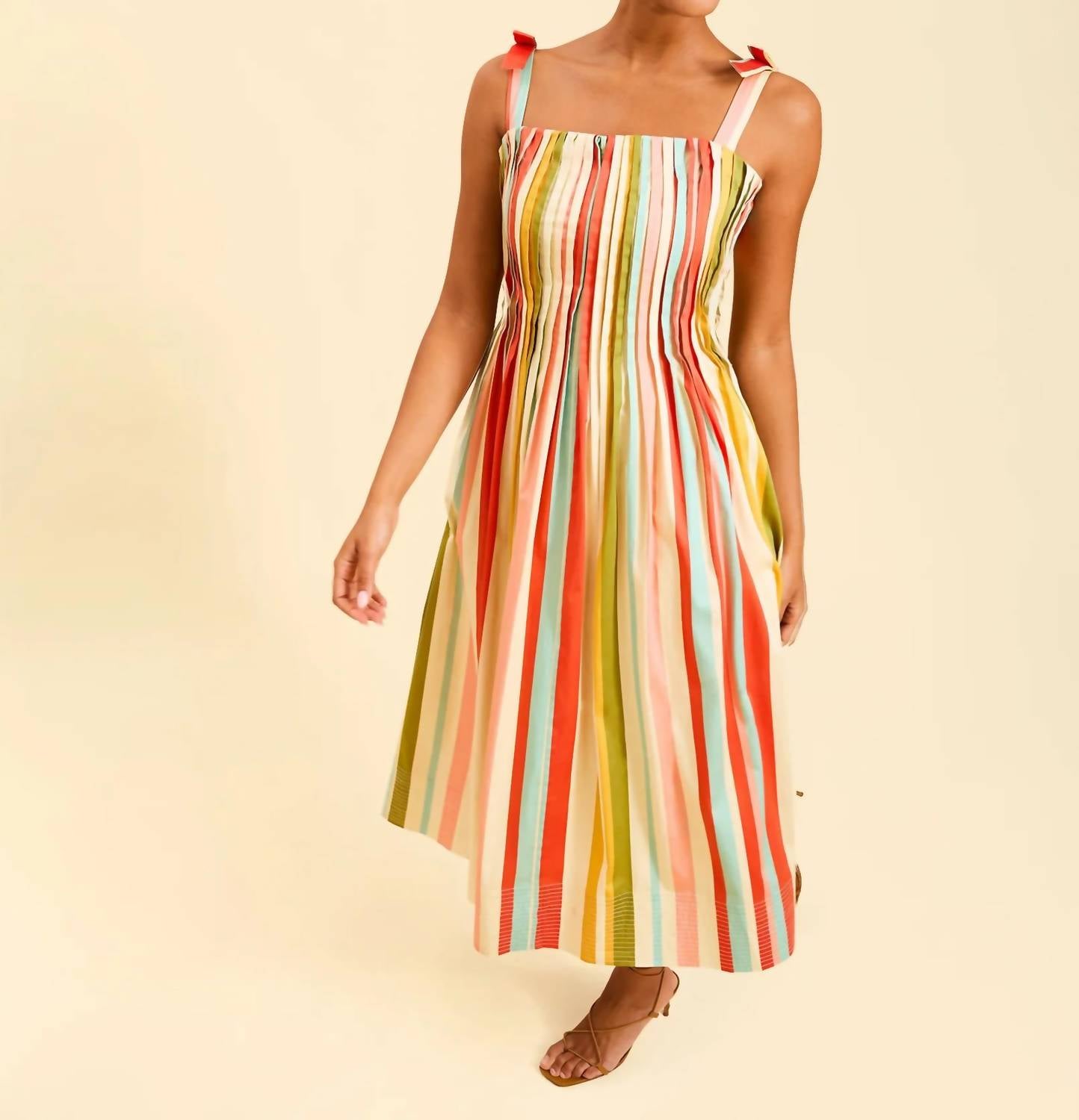 Mestiza New York - Anais Pintucked Midi Dress