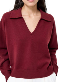 French Connection - Sloane Knit Collared Pullover