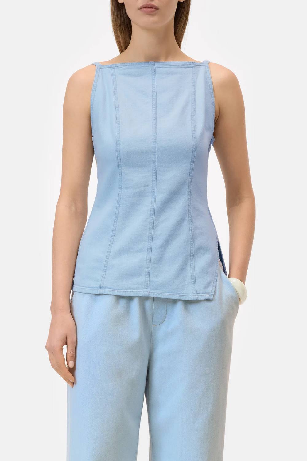 Closed - Strappy Denim Top
