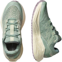 SALOMON Women's Aero Glide 3 Grvl Running Shoes in sea foam vanilla ice nirvana 1 - women's shoe - view 4