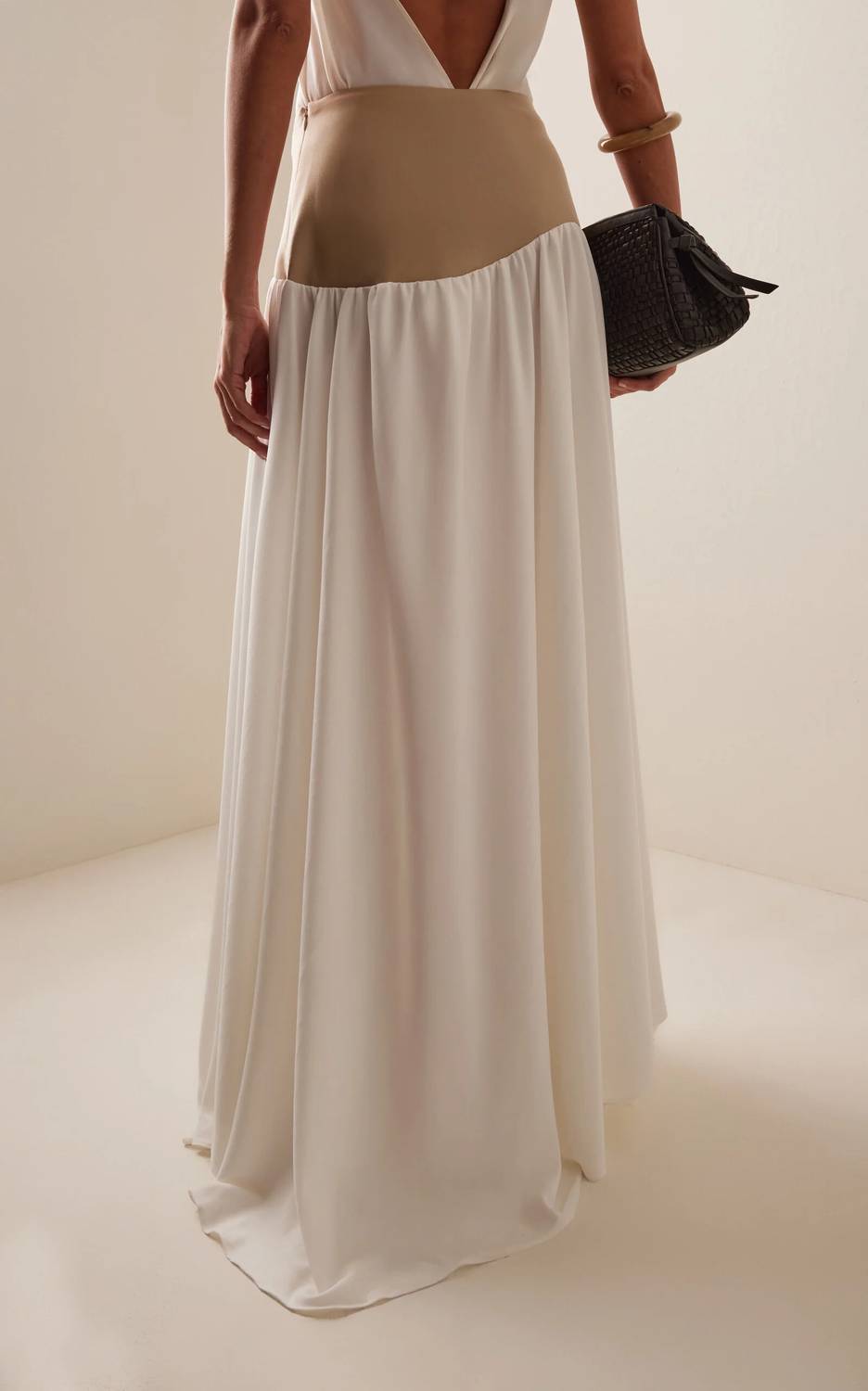 Sloan - Crepe Long Wave Maxi Skirt