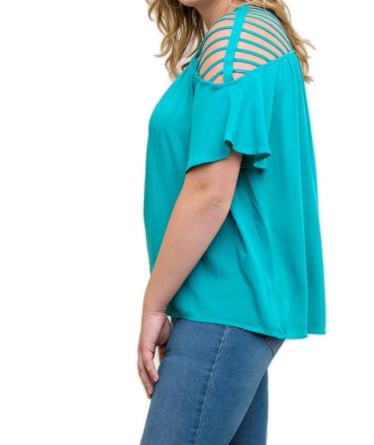 Entro - Bohemian Strappy Top - Plus