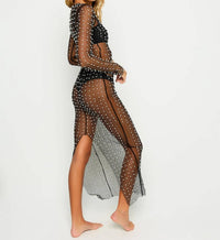 Beach Bunny - Champagne Nights Pearl Mesh Dress