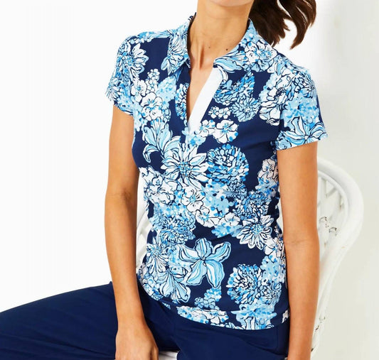 Lilly Pulitzer - Frida Polo Top Upf 50+