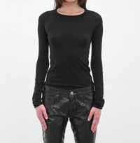 Junya Watanabe Nylon Long Sleeve Shirt in black - women's long sleeve top