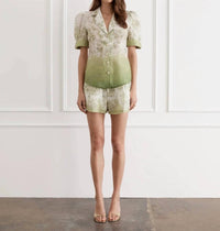 Aqua Blu - Jolene Short Sleeve Shirt