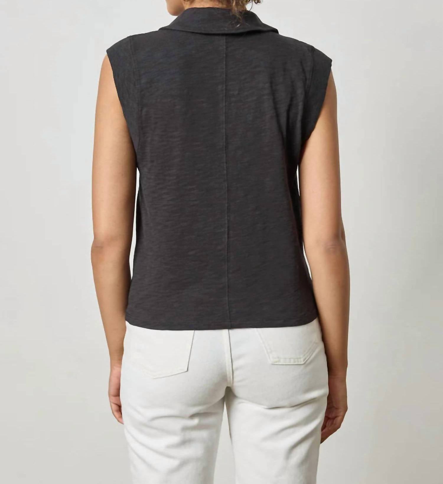 Vince - Cap Sleeve Polo