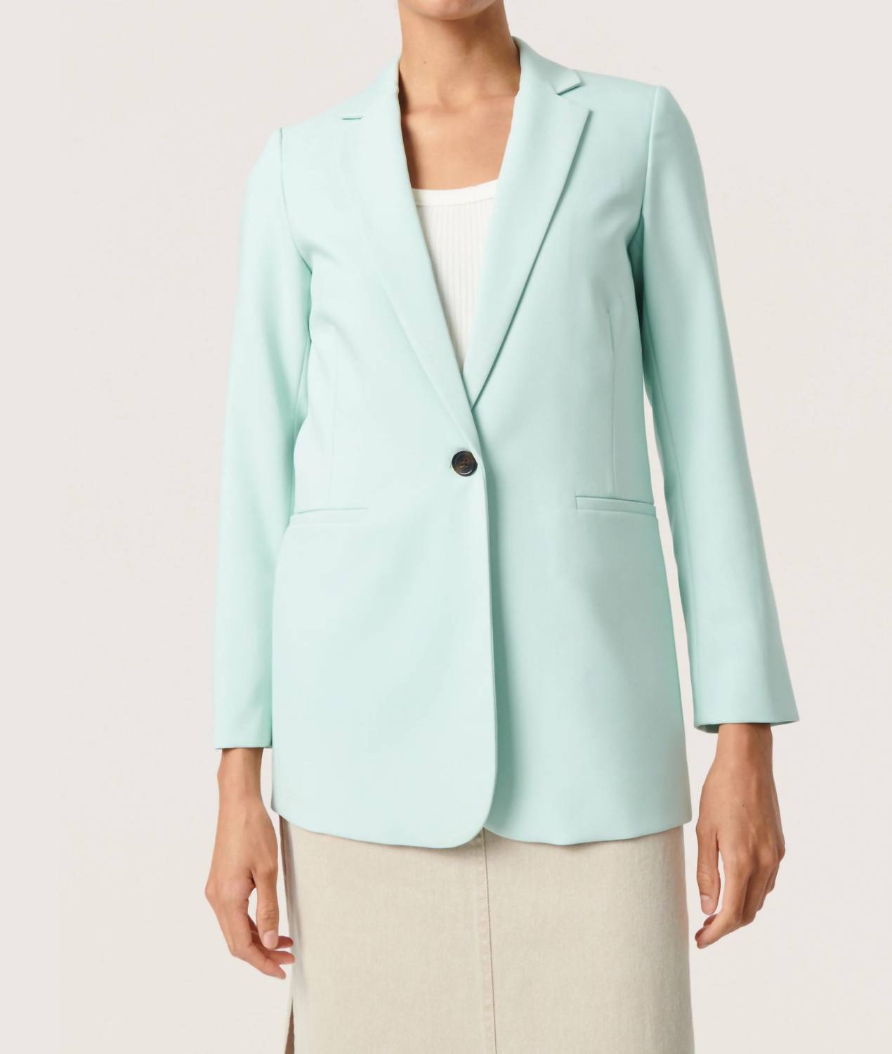 Soaked In Luxury - Corinne Notch Lapel Regular Fit Blazer