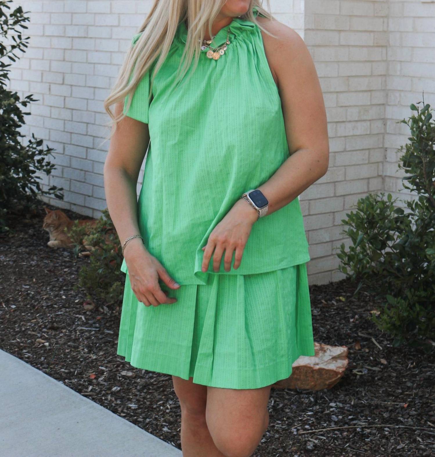 Adrienne - Vacay Countdown Bridget Ruffle Tank