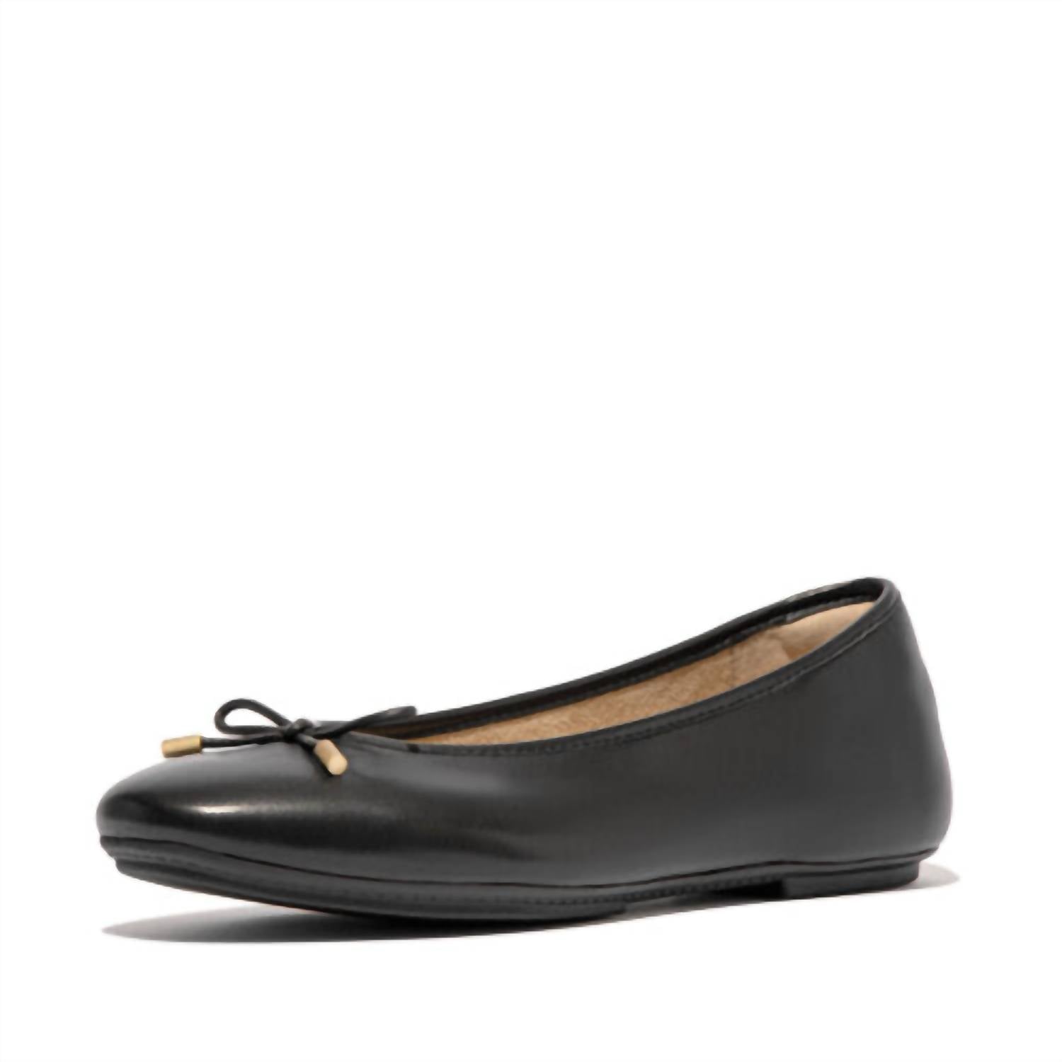 Fitflop - Women Delicato Bow Soft Leather Ballet Flat