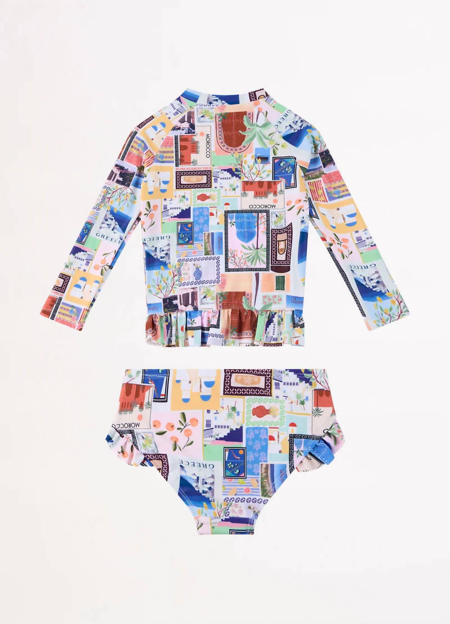 Seafolly - Girl's On Vacation Peplum Surf Set