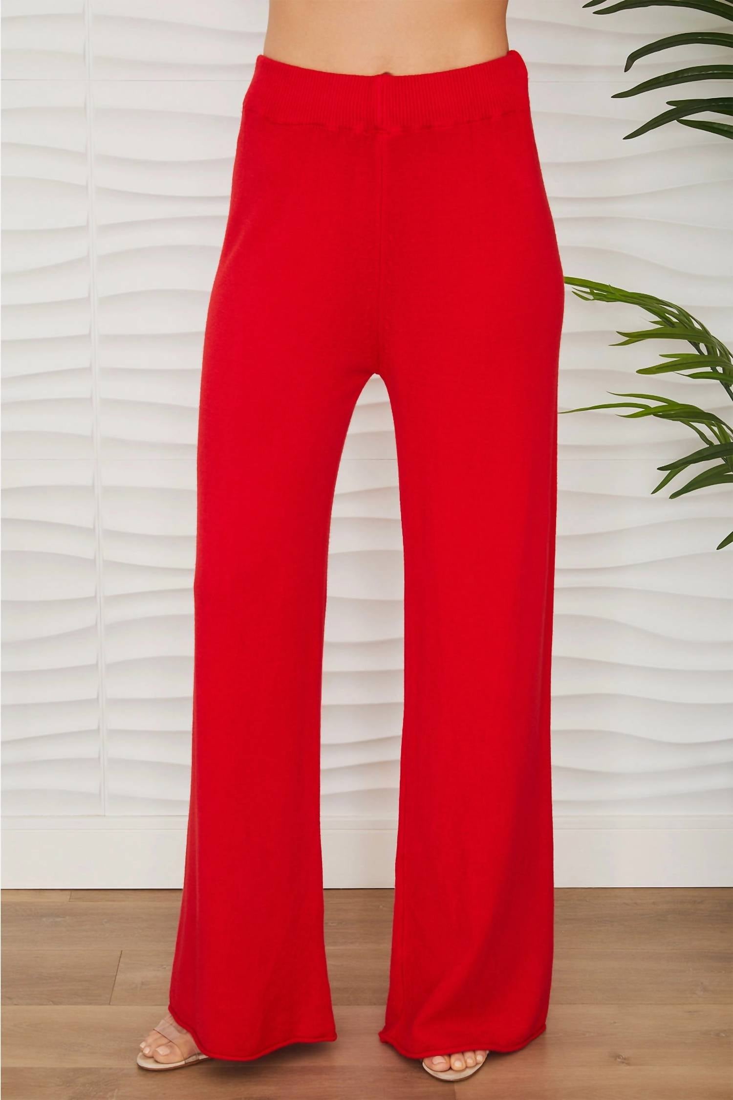 Milio Milano - Italian Viscose Knit Flared Pants