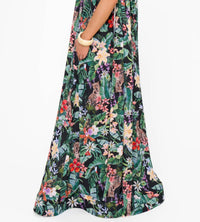 Show Me Your Mumu Tinsley Tube Dress in jungle mirage - women's dress - detail view