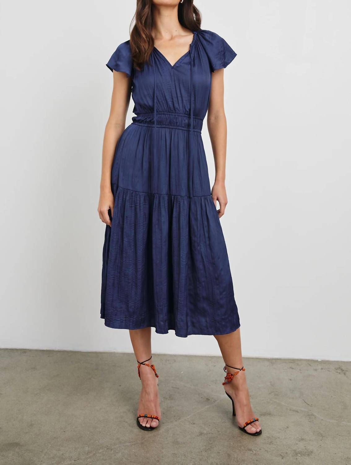 Rails - Miriellle Luxurious Crinkle Satin Dress