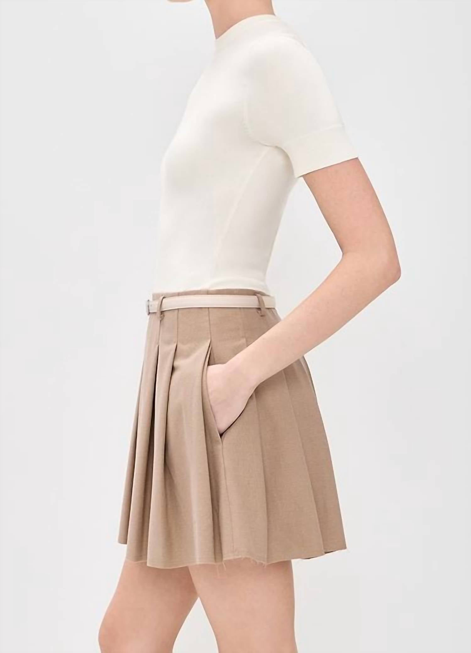 SIMKHAI Abbie Mini Dress in cream multi - women's dress - alternate view