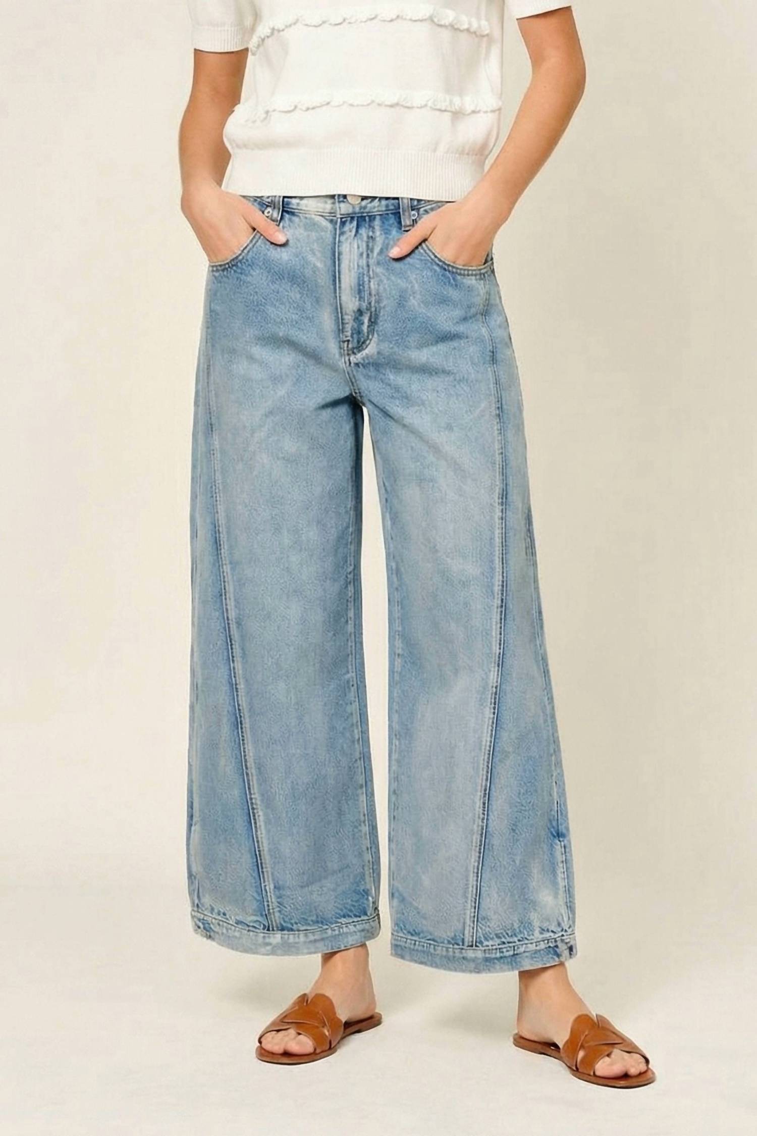 Aaron & Amber - Helen Wide Leg Jeans