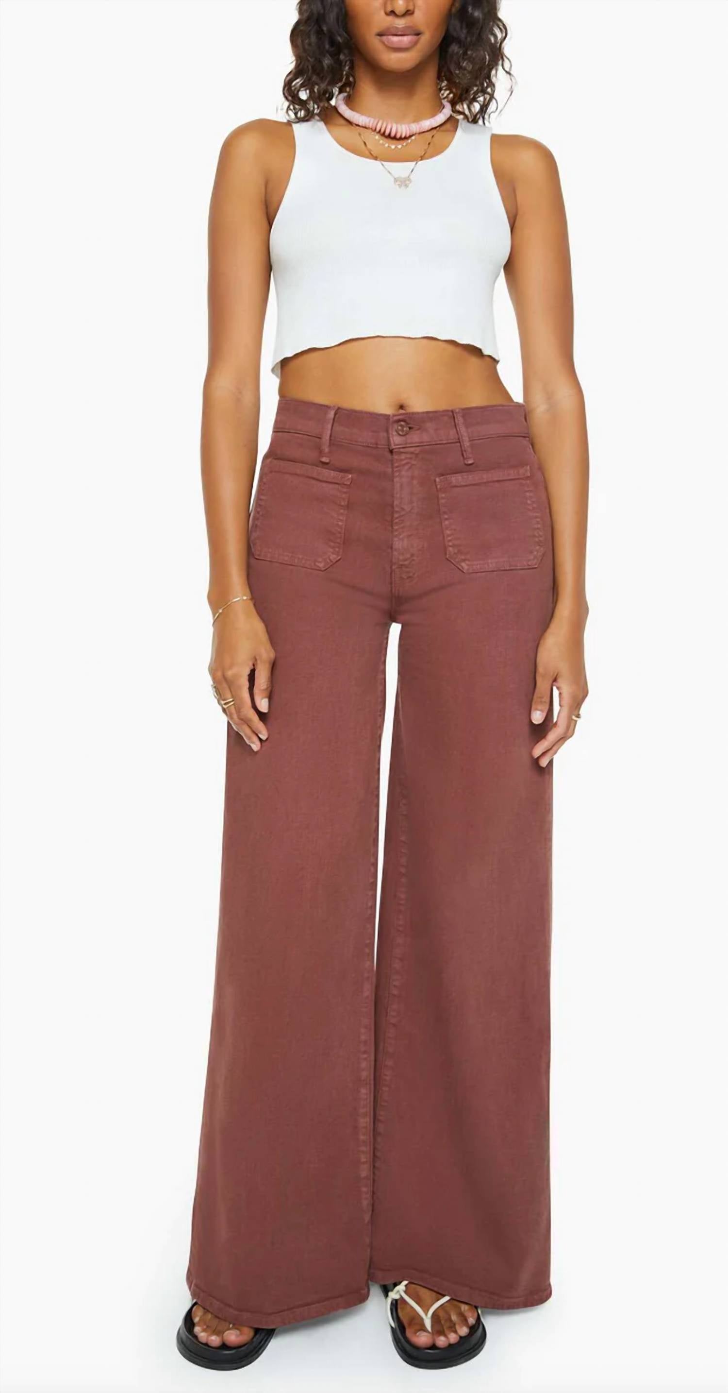 Mother - Patch Pocket Undercover Sneak Jean