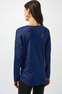 Joseph Ribkoff - Abstract Print Straight Top