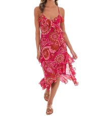 Dress Forum - Women's Sunset Muse Ruffle Midi Dress