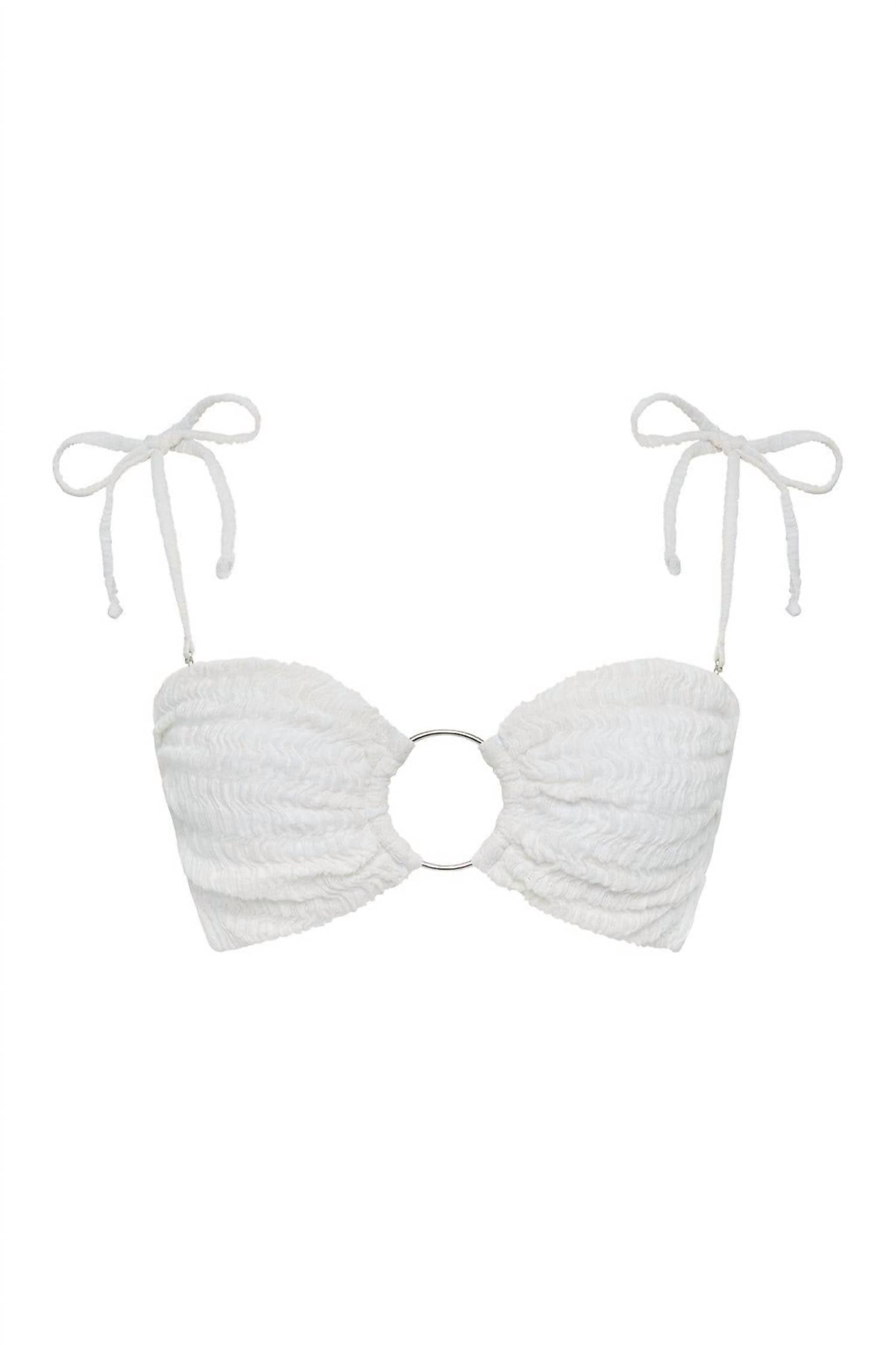 Montce - Tori Ties Bandeau Bikini Top