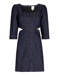 Cinq A Sept - Lani Cut-out Denim Mini Dress