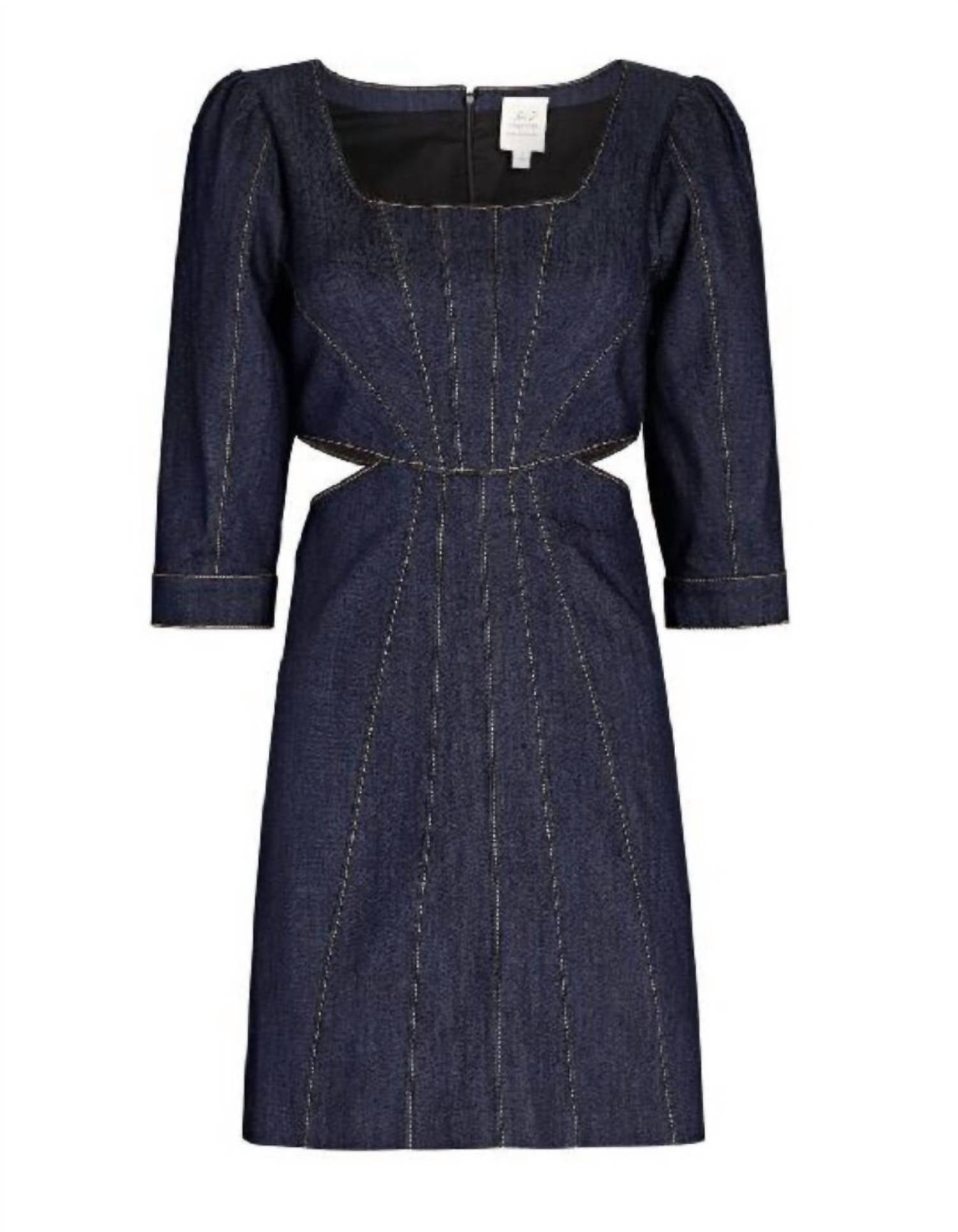 Cinq A Sept - Lani Cut-out Denim Mini Dress