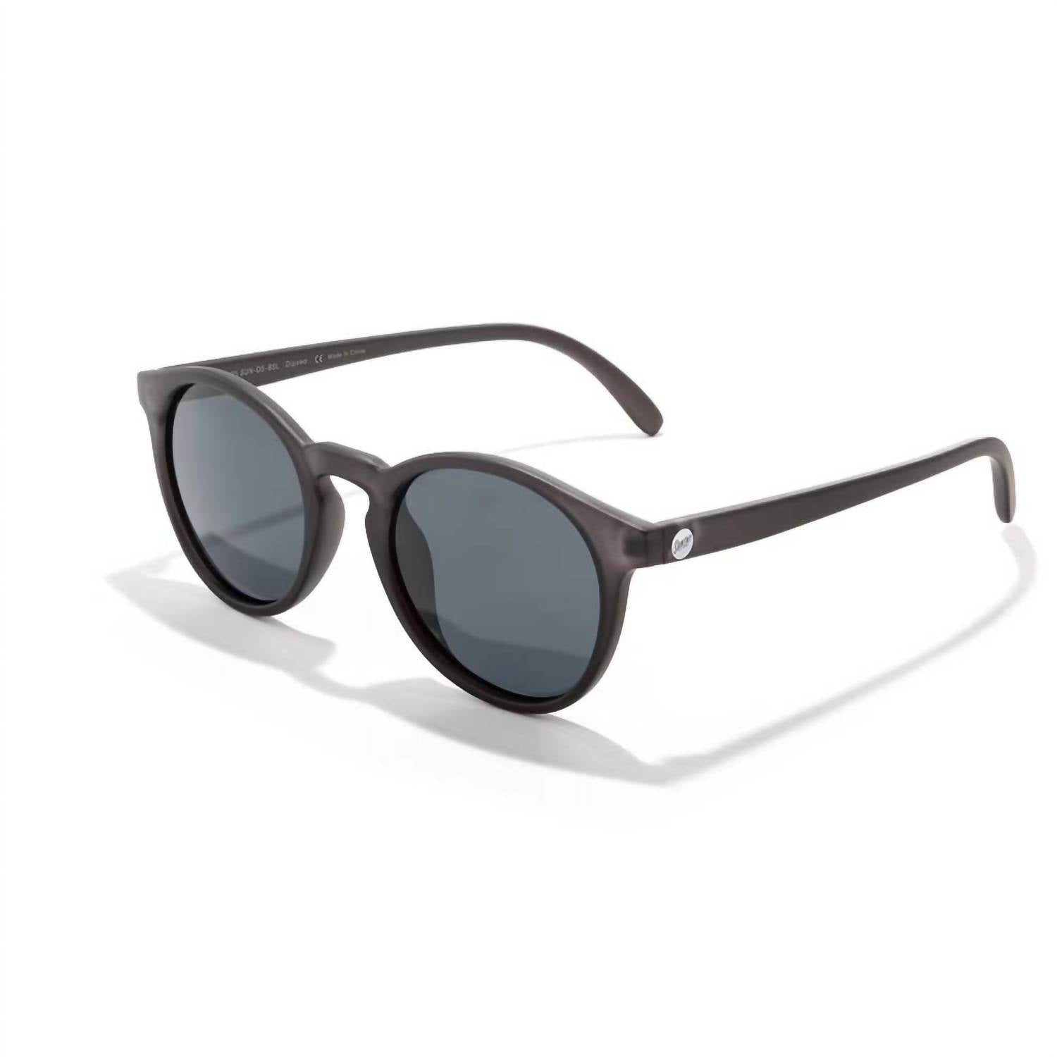 Sunski Women's Dipsea Round Sunglasses in black slate - women's accessory