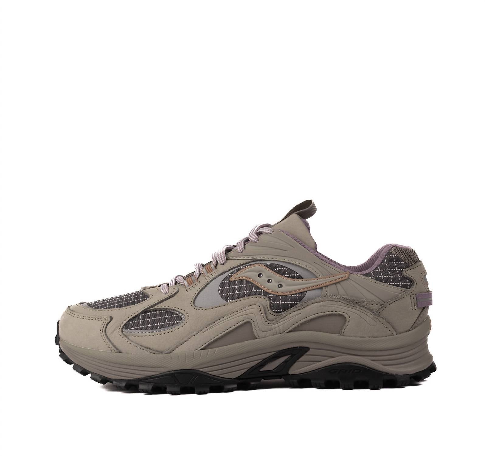 SAUCONY Men's Grid Aura X Sneakers in grey agave - men's sneaker