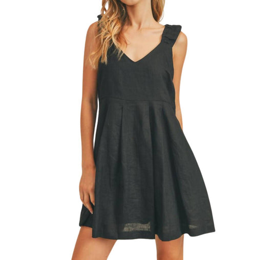 8Apart - Marie Linen Back Tie Dress