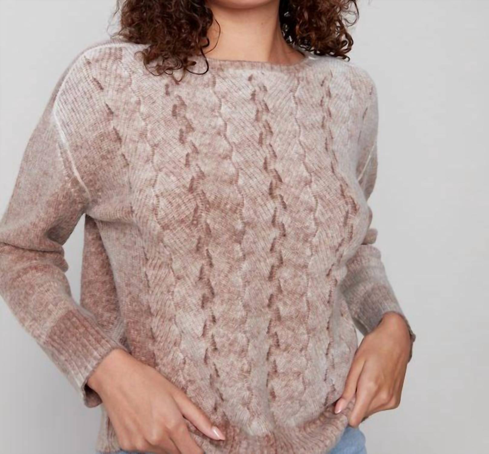 Charlie B - Fancy Stitch Crew Neck Sweater