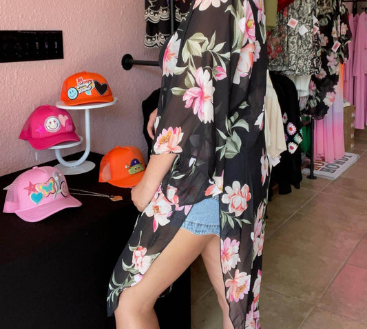 Adora - Take Me On Vacation Chiffon Kimono