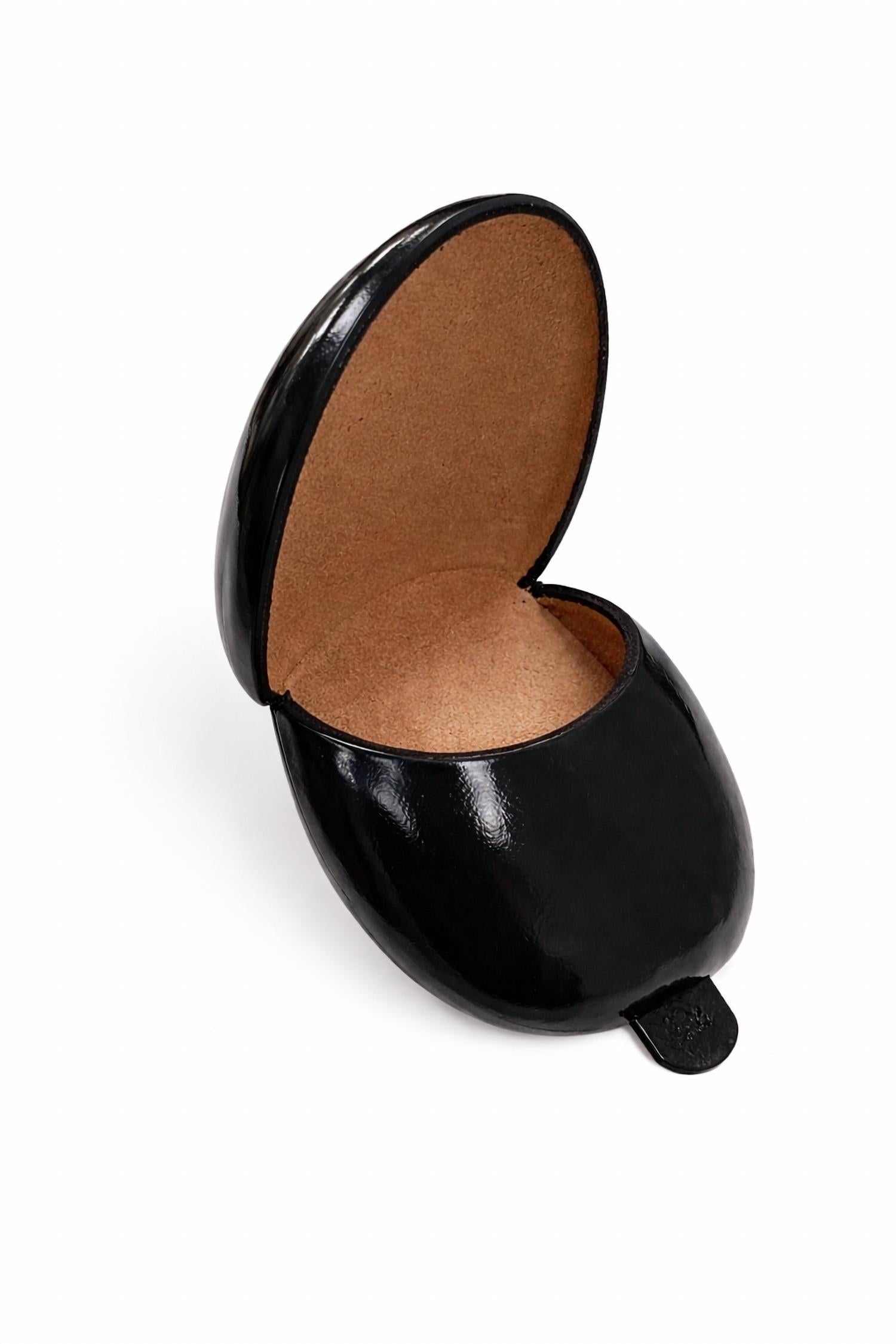 MARNI Women's Small Leather Coin Pouch in black - women's bag - alternate view
