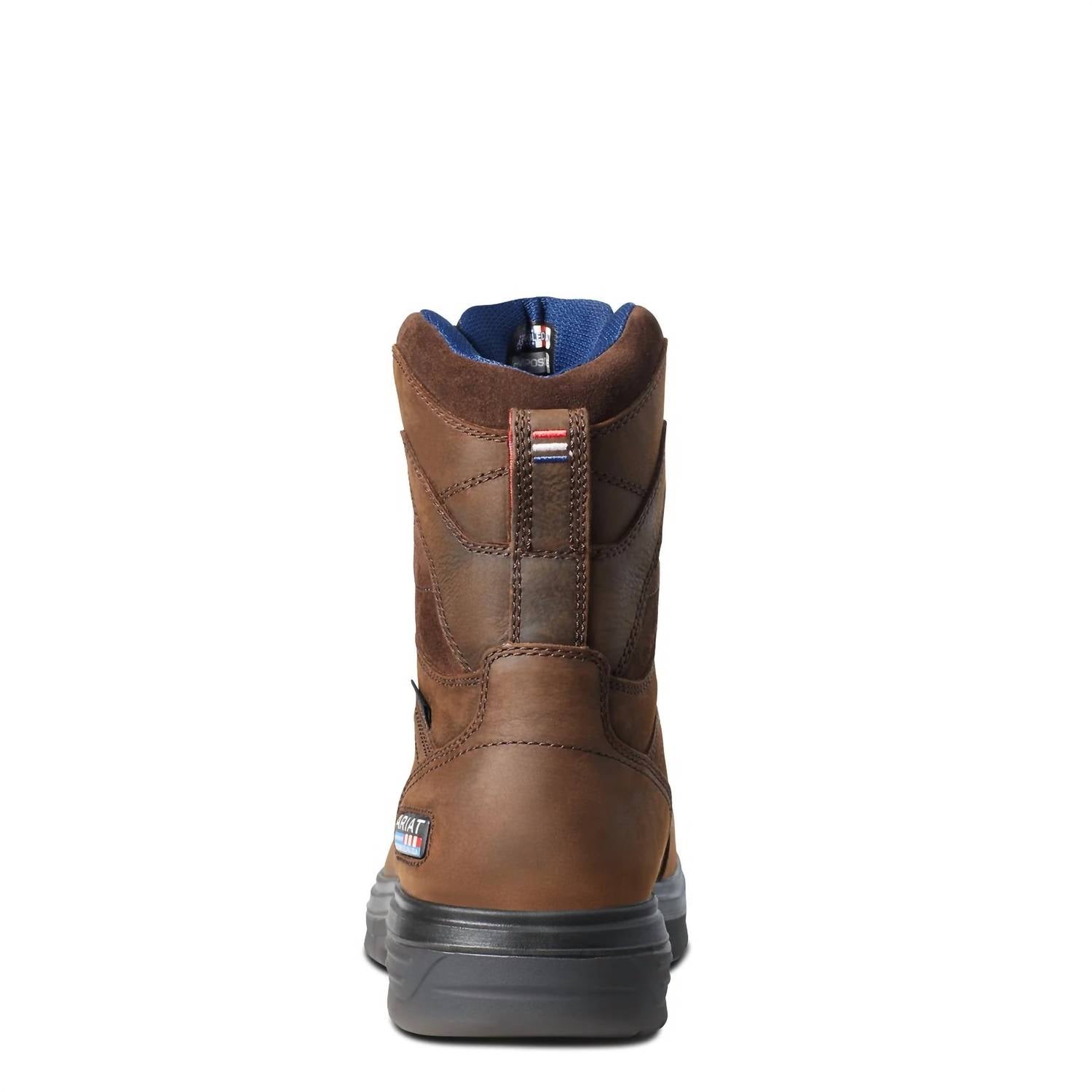 ARIAT Men's Turbo 8" Usa Assembled Boot in rich brown - men's boots - alternate view