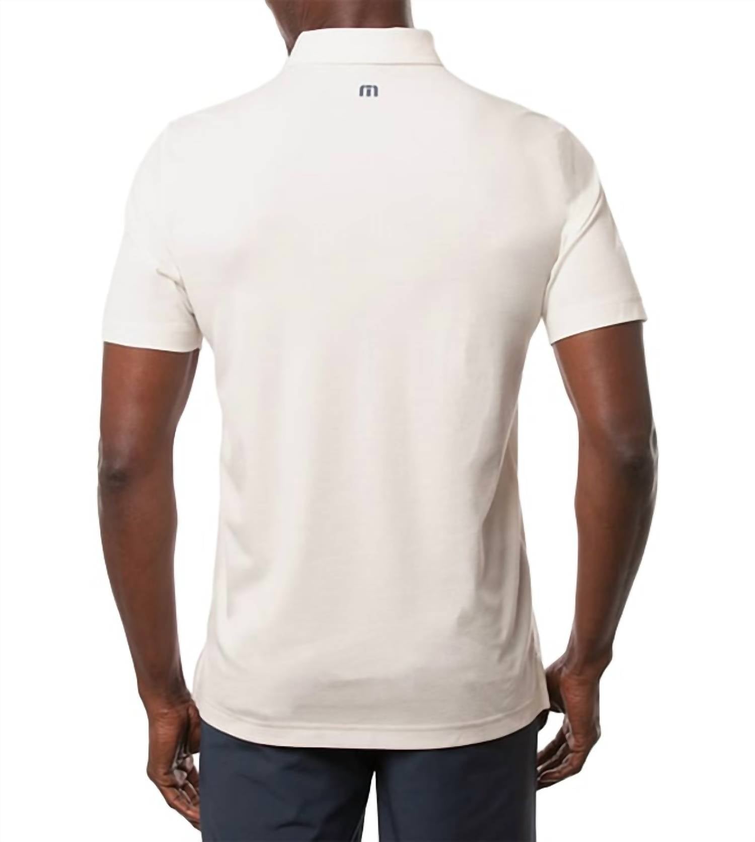 Travismathew - Counting Cards Striped Classic Fit Polo T-shirt