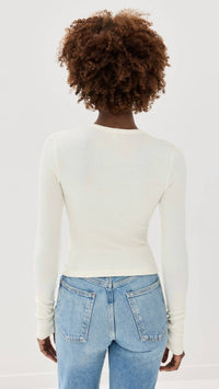 Agolde - Alma Shrunken Crewneck Top