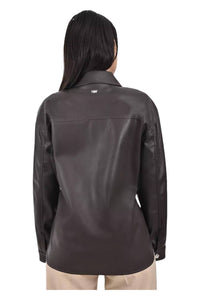 Nine West - Faux Leather Shacket