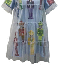 QUEEN OF SPARKLES Nutcracker Tulle Dress in blue rainbow - women's dress - view 4