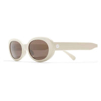 Sunski Women's Bianca Oval Sunglasses in ivory amber - women's accessory