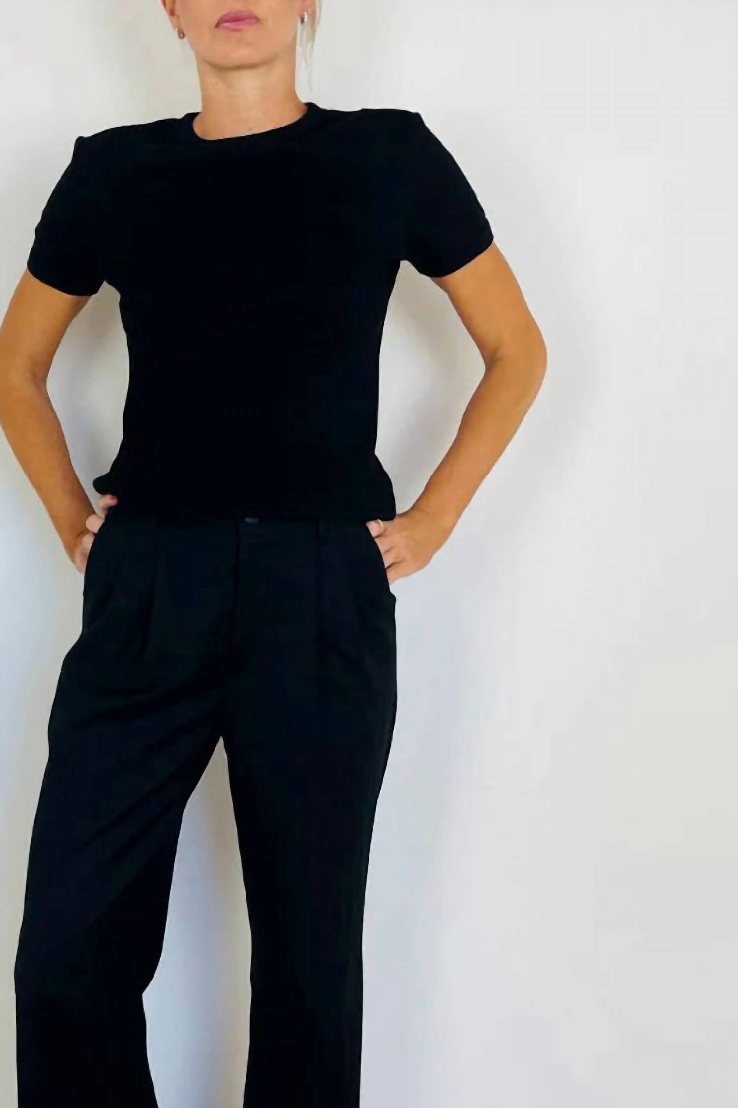 Meraki - Rachel Ribbed Baby Tee