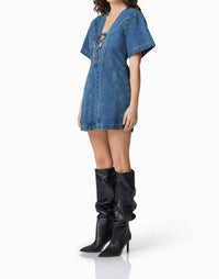 Curaae - Clara Denim Mini Dress