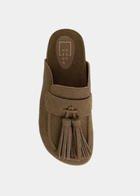 SHU SHOP Women's Ariana Moccasin in taupe suede - women's shoe - view 6
